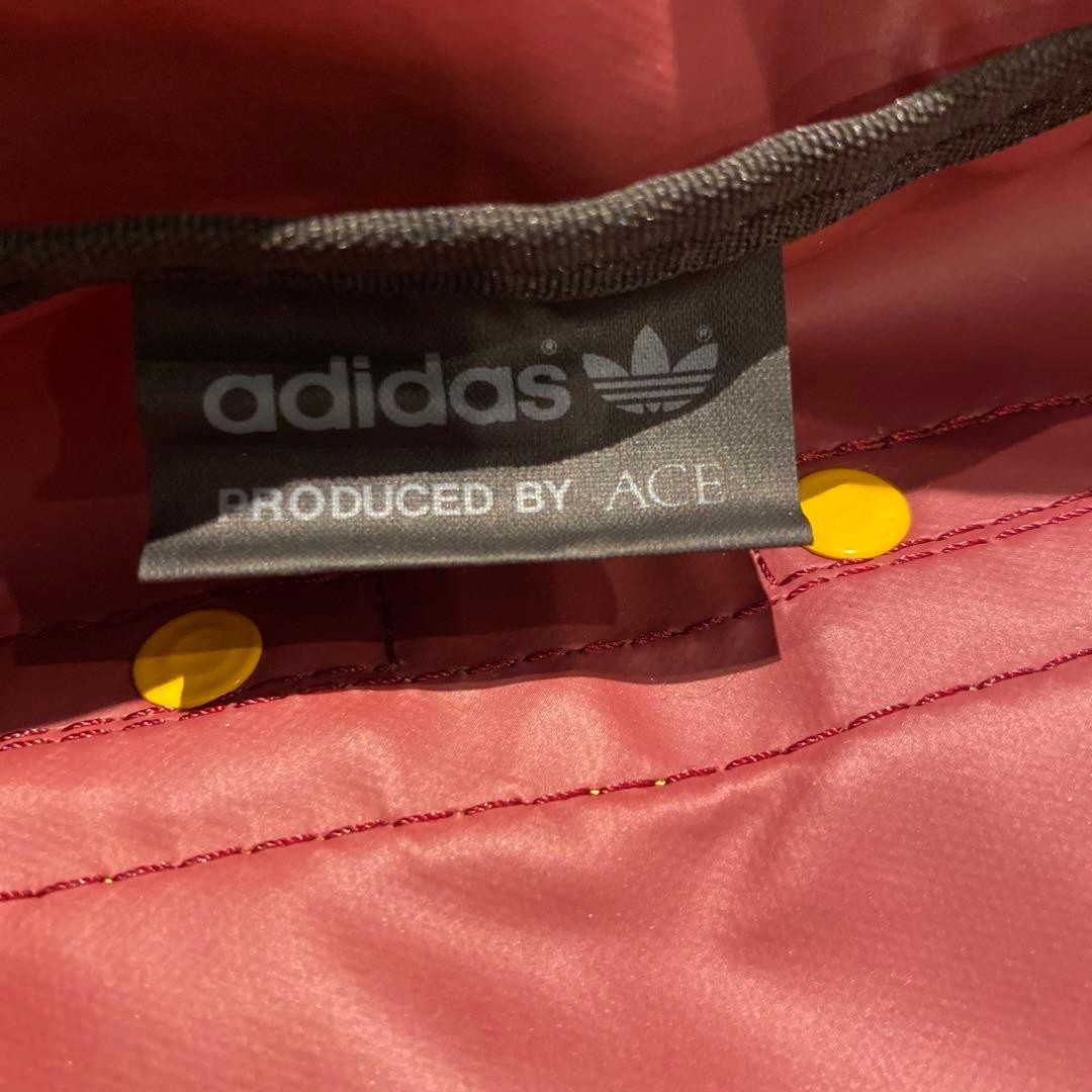 adidas Admirable Vintage Backpack Leather/Acrylic 1920s A4 Used
