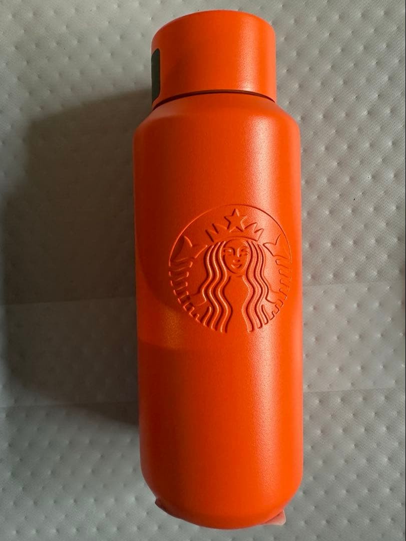PORTER Starbucks Recycled Stainless Steel Bottle Orange