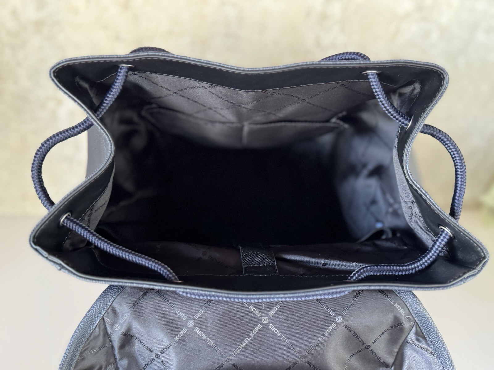 Michael Kors Cooper Large Utility City Backpack MK Dark Navy/Light Sky
