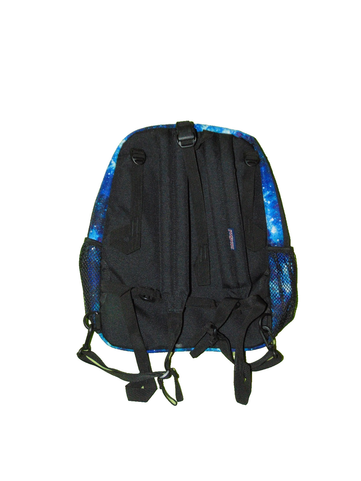 JanSport Galaxy Backpack Blue Space Print School Book Bag NWT