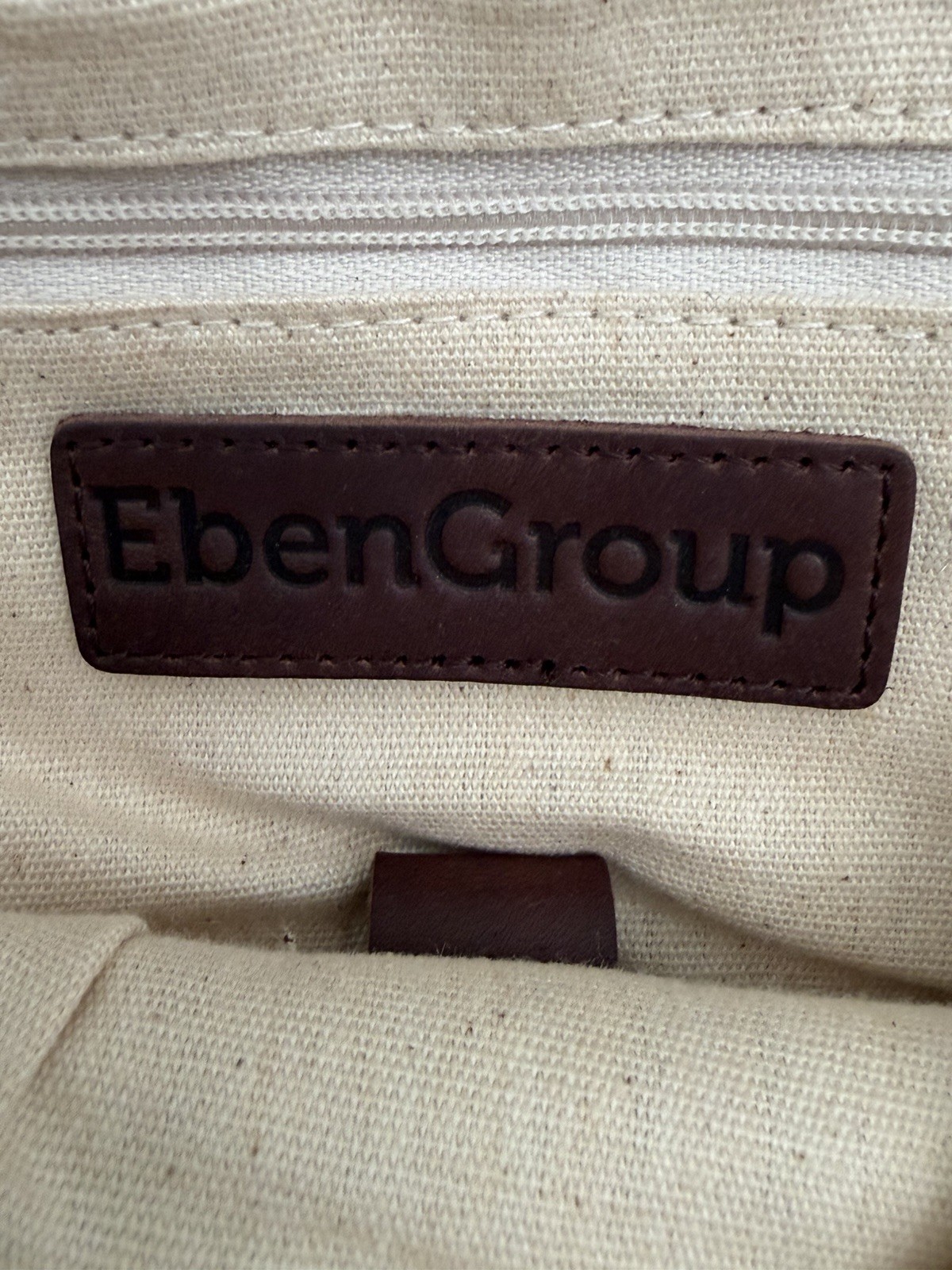 EbenPak EbenGroup Canvas Rucksack Backpack Cream Laptop Bag Cambodia NWT