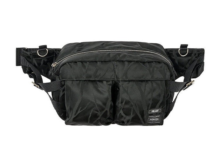 PALACE x PORTER Yoshida Waist Bag Black Olive 2colors