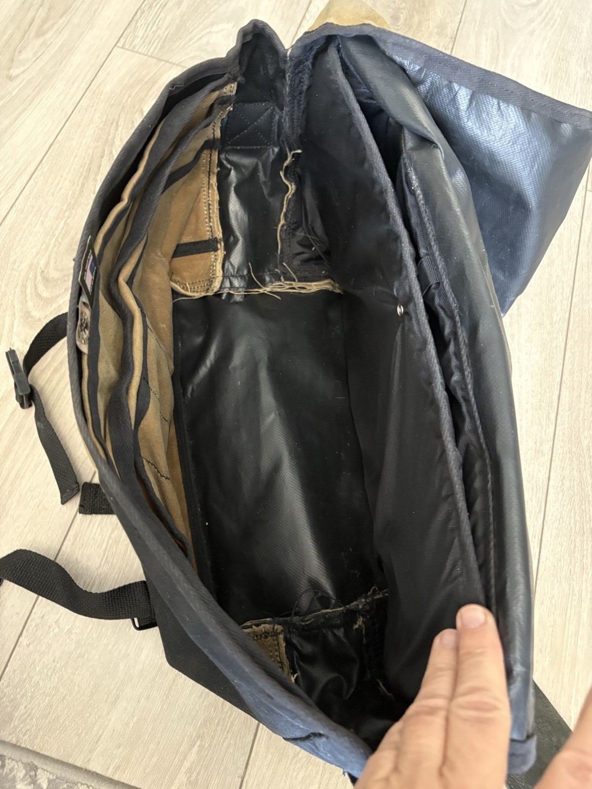 Rare Vintage Duluth Pack Duffel Bag Wax Canvas Leather