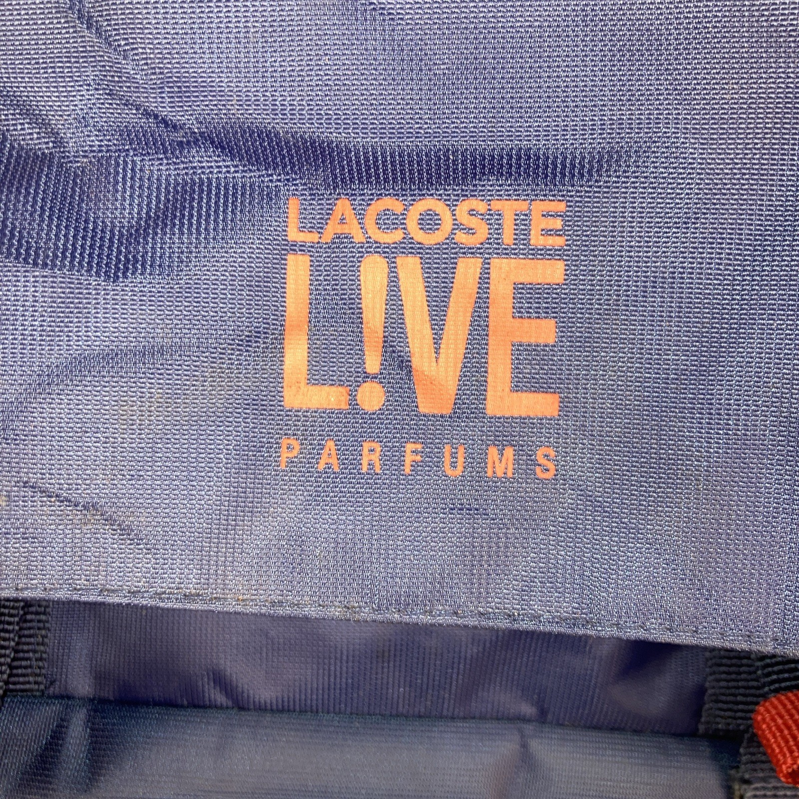 Lacoste Live Parfums Royal Blue Shoulder Messenger Bag EUC