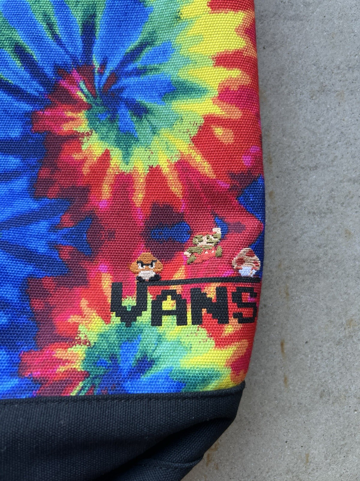 Vans Nintendo Super Mario Bros Tote Bag Tie Dye 2016
