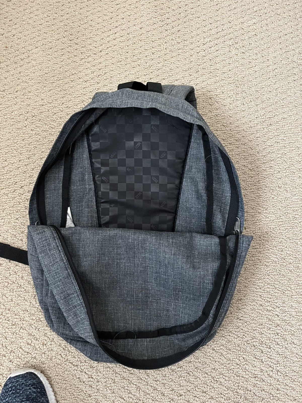 Vans Off The Wall Men’s Old Skool IlI Gray/Burgundy Backpack Bag