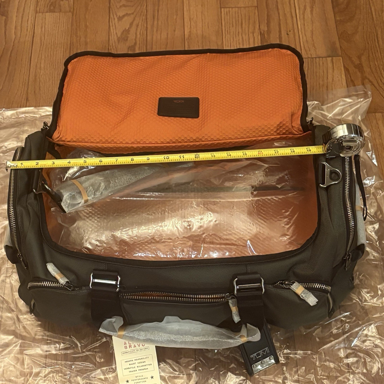 Brand New Rare TUMI Alpha Bravo McGuire Ballistic Nylon Duffel Bag Spruce Color