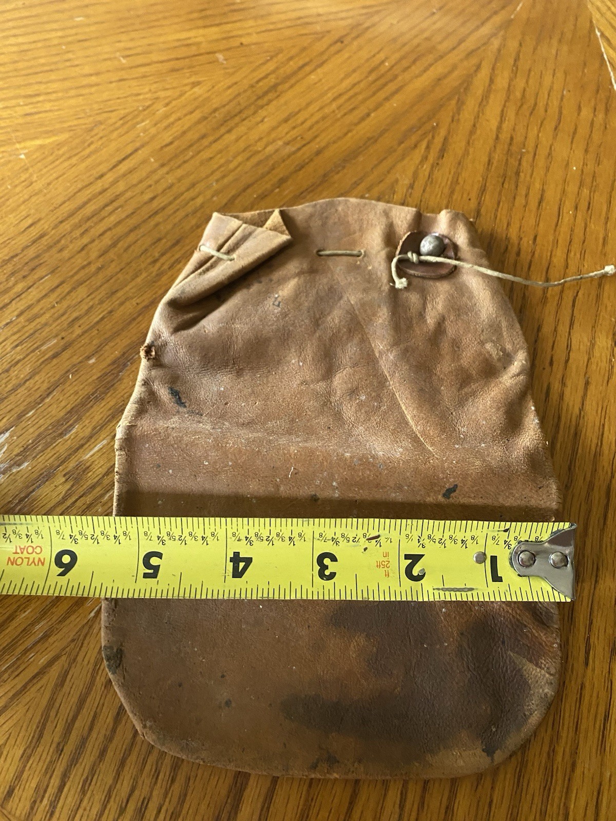 Cooke Gray & Co Cotton Factors Memphis Tennessee Leather Pouch Bag Vintage 1930s