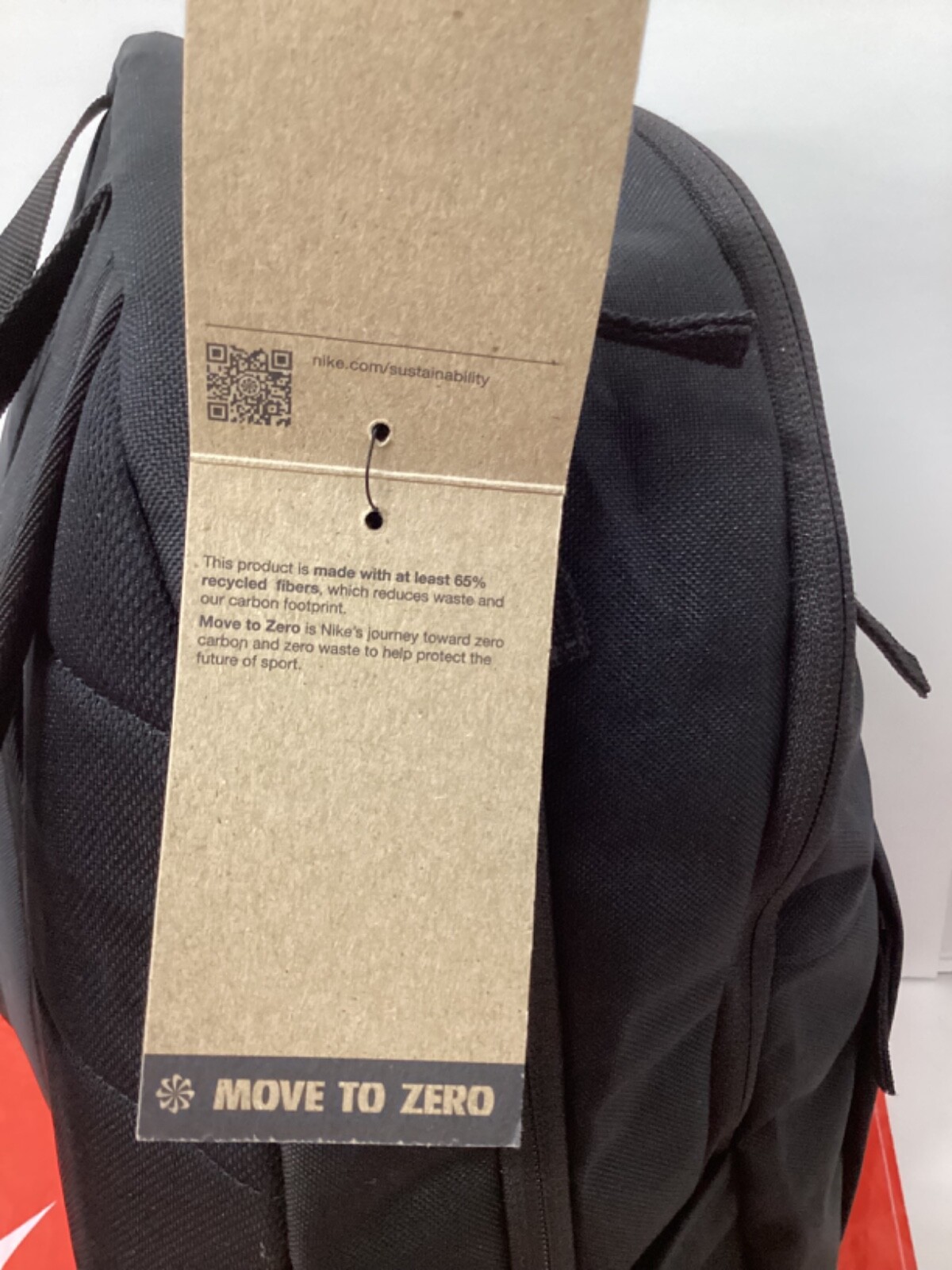 Nike Elemental Backpack School Book Bag #DD0559-010 Black/White NWT