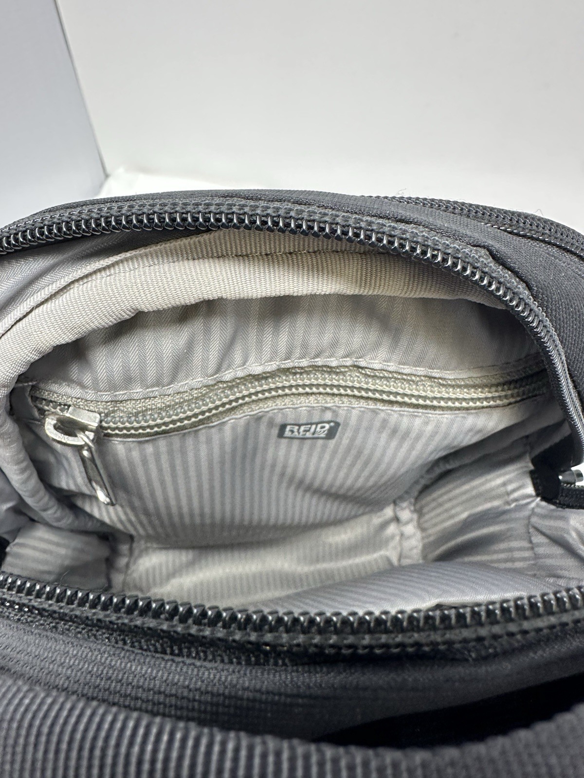 Passage Metrosafe LS100 Anti-Theft Crossbody Bag Black Unisex ExoMesh 9×7″ RFID