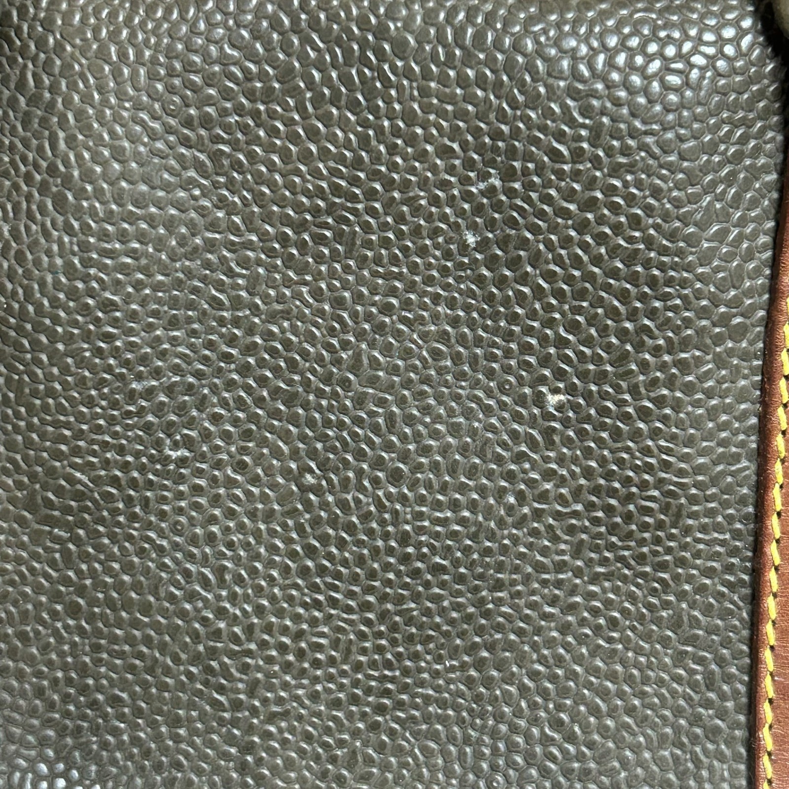 Vintage Mulberry England Scotchgrain Clipper Holdall Weekender Bag Green from JP