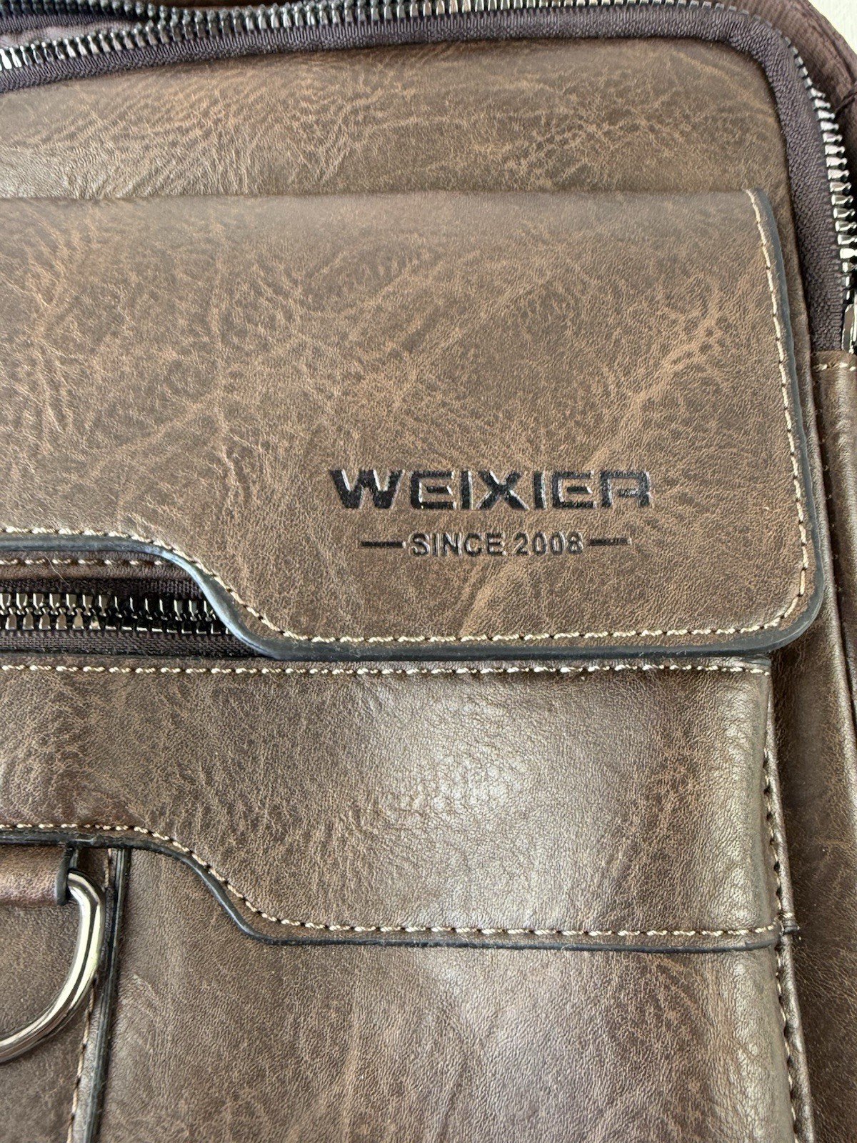 NEW WEIXIER Men Crossbody Bag Shoulder Bag PU Leather Messenger Bag Handbag