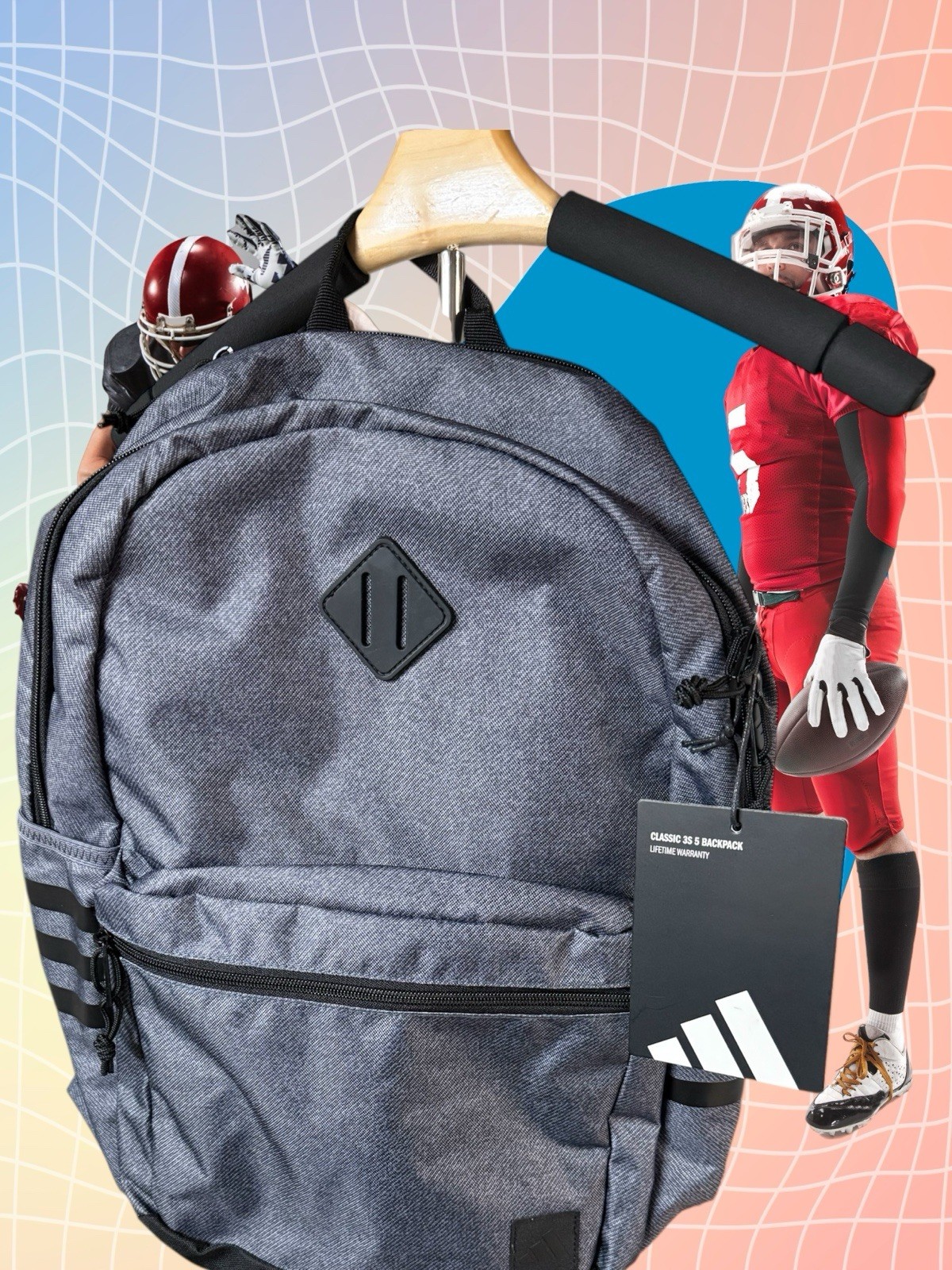 Adidas Prime V Unisex Backpack – dark gray