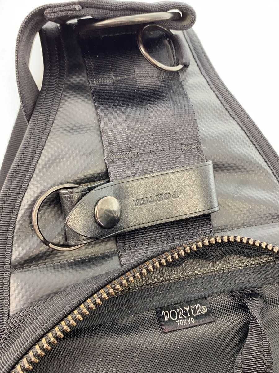 Authentic PORTER Black Leather Bag 37cm Tall 20cm Depth Stylish Shoulder Bag