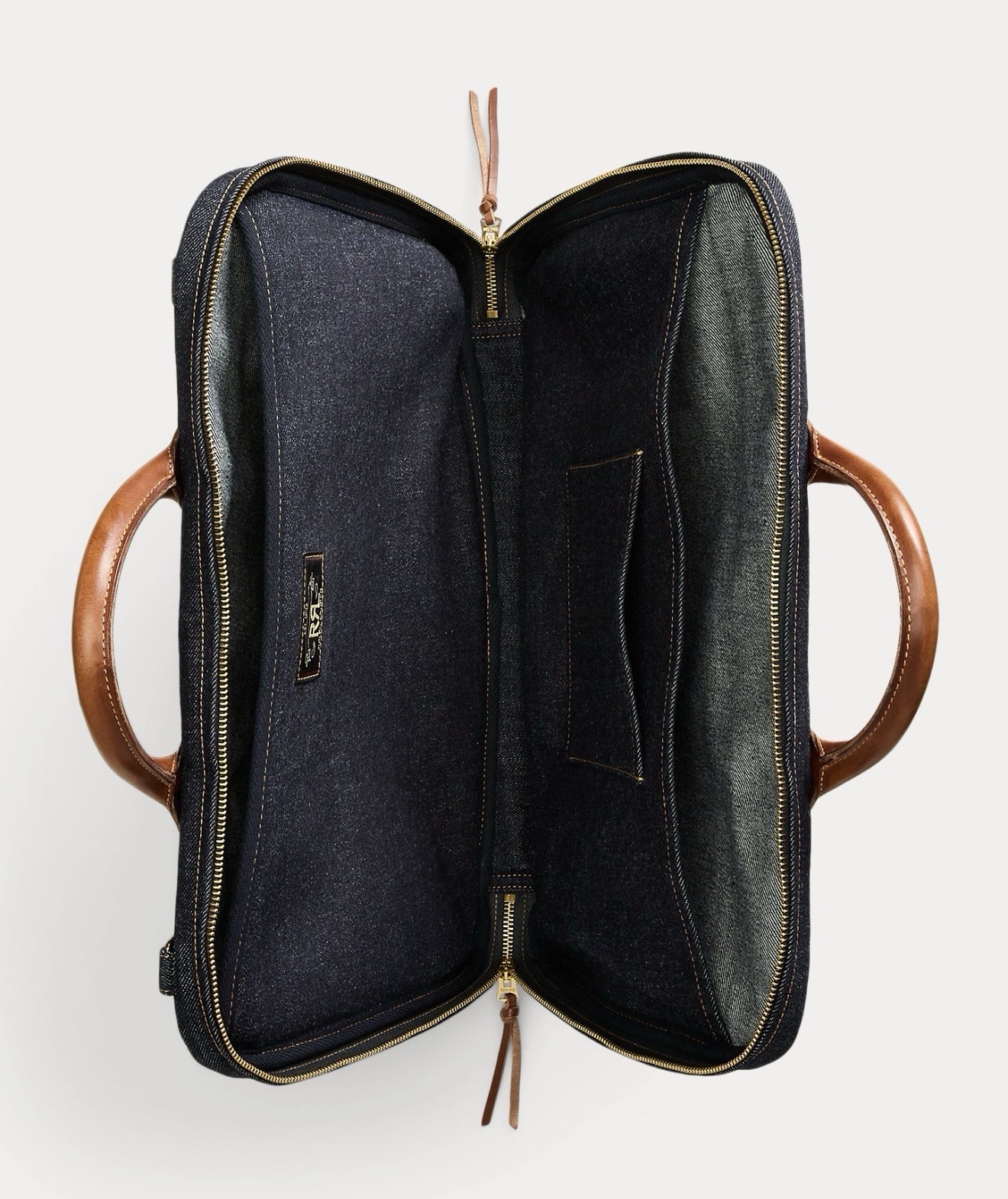 • RRL Denim Bag/Briefcase (Indigo-Dyed) • NEW with Tags/In Wrap/Unused