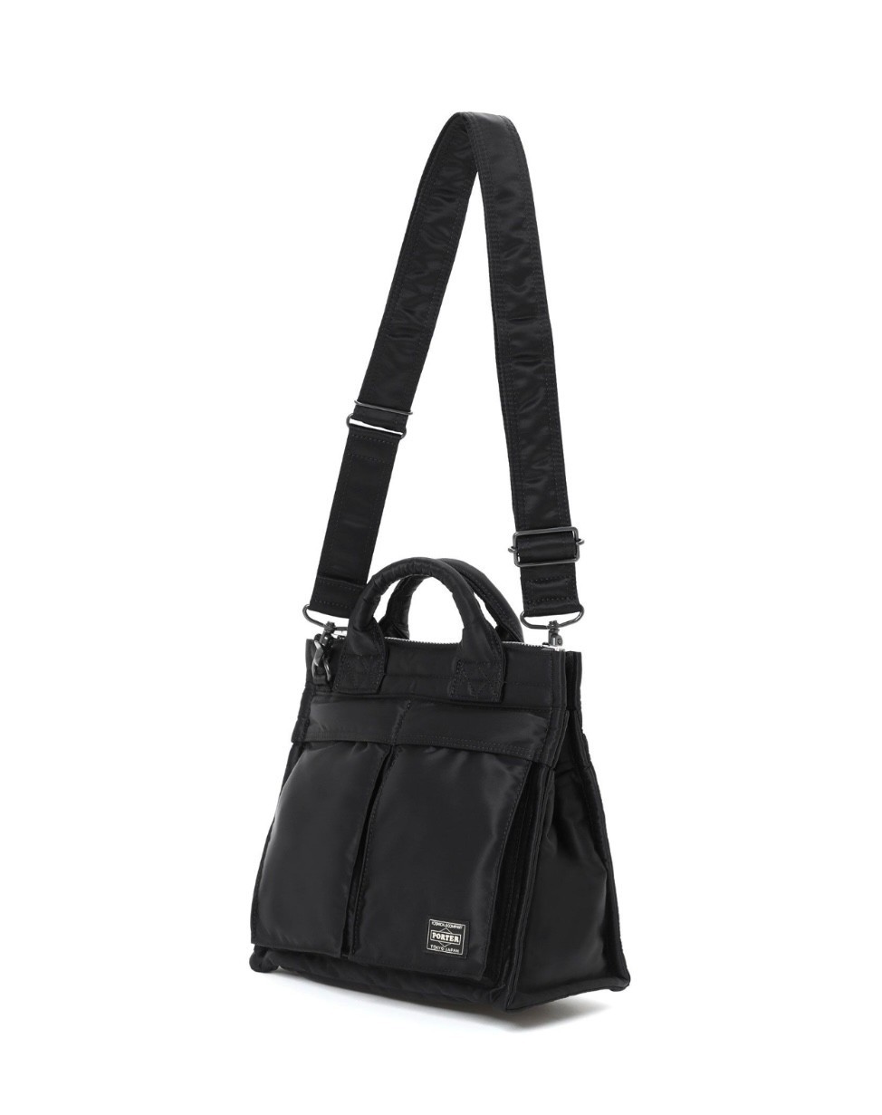 PORTER YOSHIDA TANKER Square Tote Bag Iron Blue 622-27844 Unisex Japan NEW