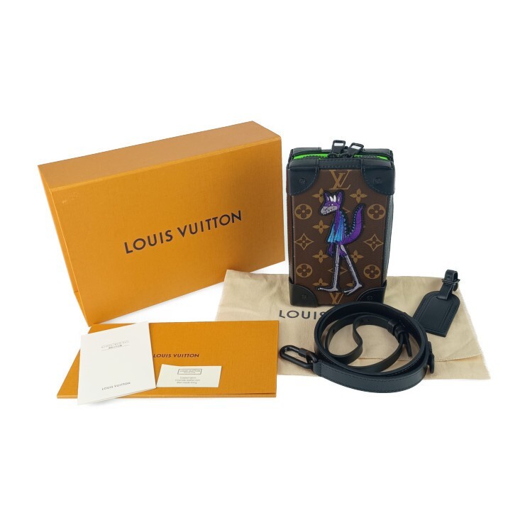 LOUIS VUITTON Shoulder bag Soft trunk phone box M80144 Brown Black Green Purple