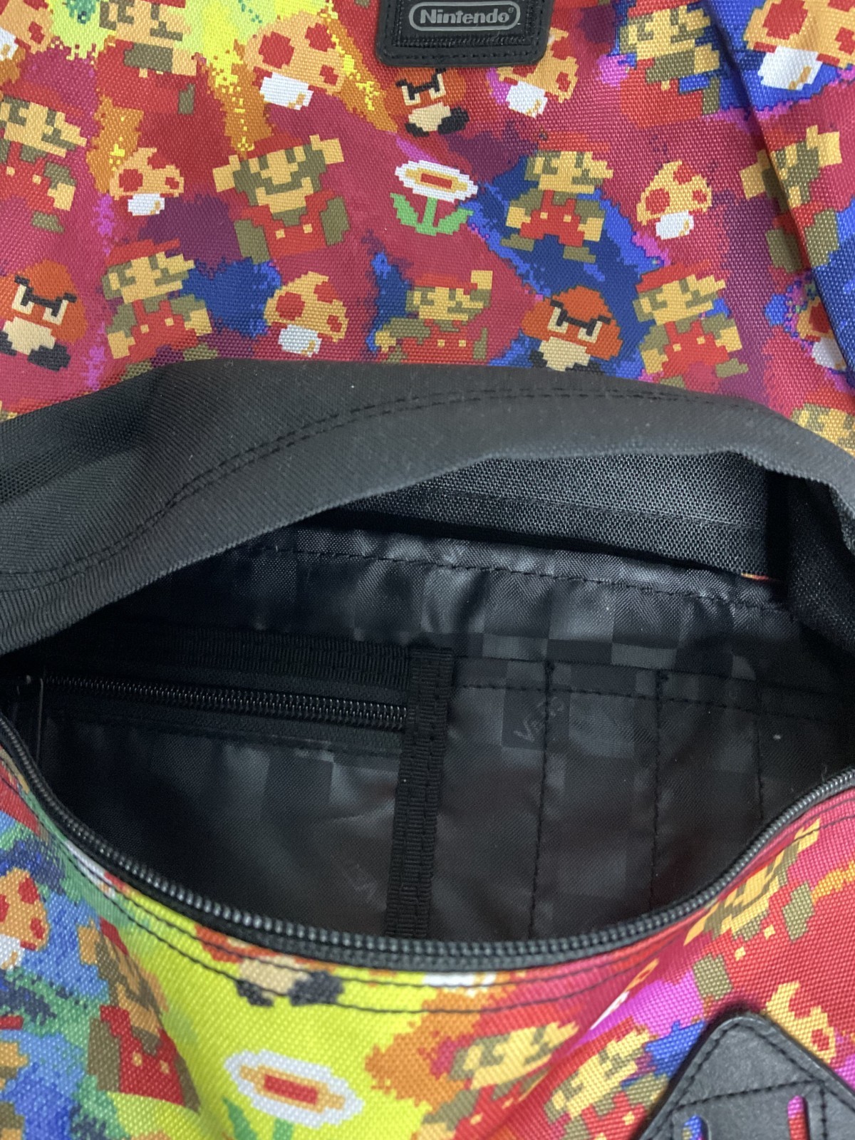 Vans X Nintendo Super Mario Bros Old Skool II Backpack 8 Bit Print