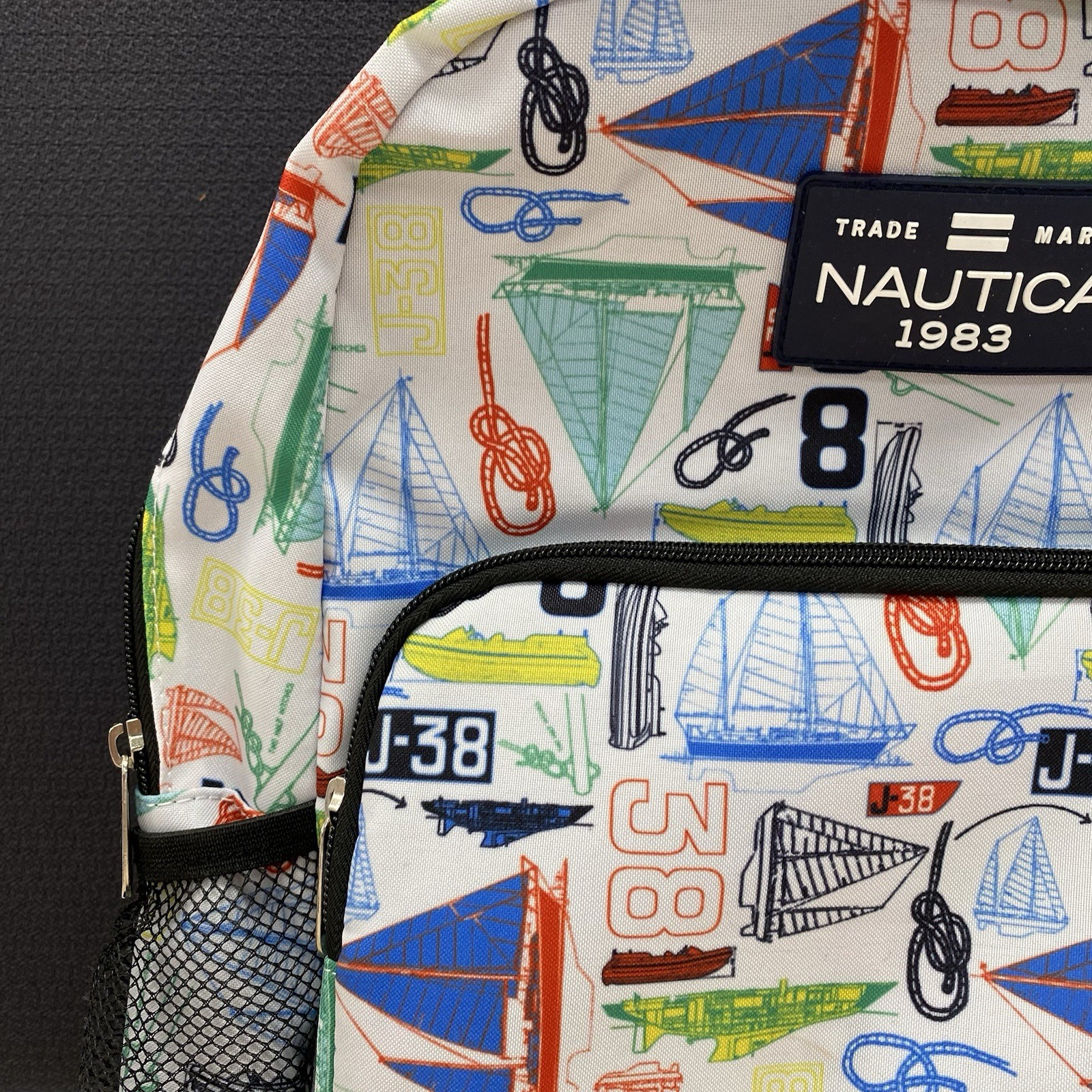 NWT Nautica 1983 Sailboat Backpack AOP All-over Print