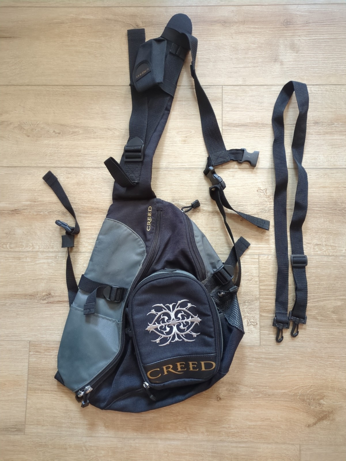 CREED Band Embroidered Sling Backpack W Removable Bag RARE Merch Promo