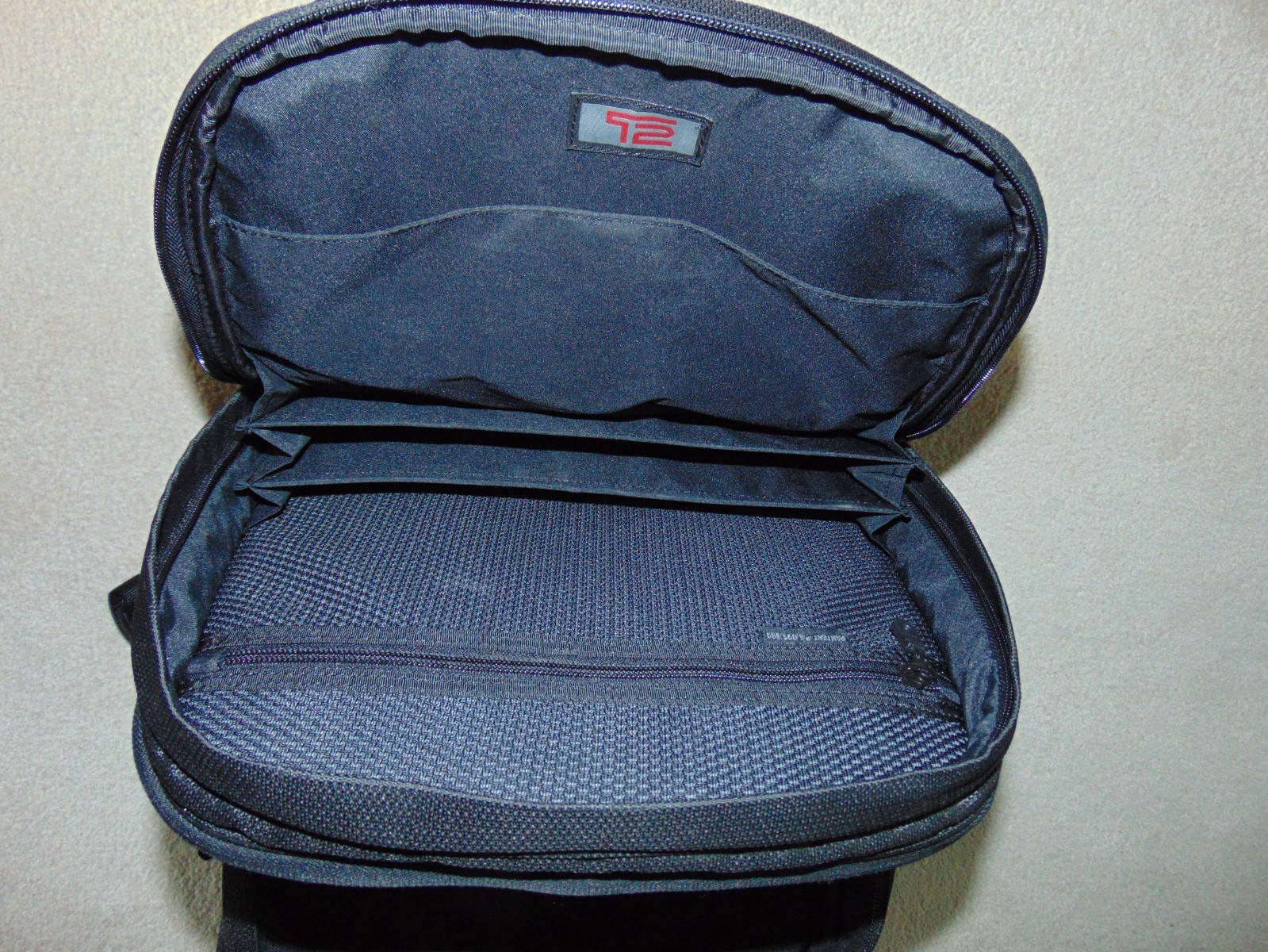 TUMI T2 Laptop Backpack. Ballistic Nylon & Leather
