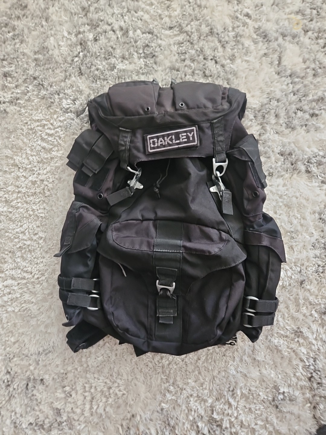 Oakley Mechanism Backpack Black Tactical Field Gear Standard Issue Vintage