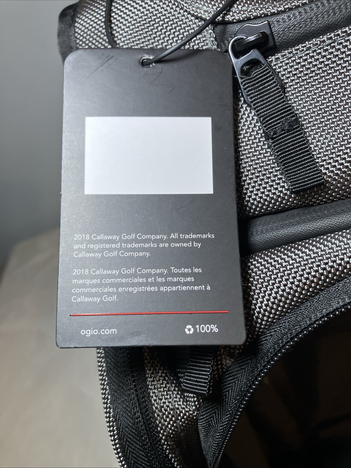 OGIO Metro Street Backpack, Gray, 9 External Pockets Tech Laptop, NWT, (Branded)