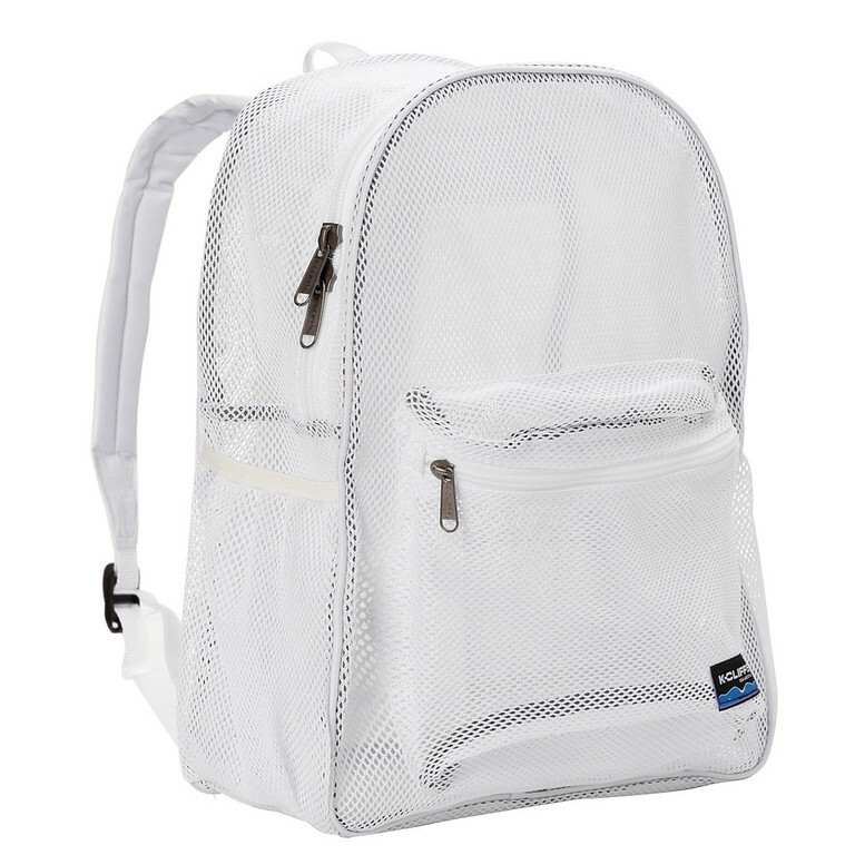 17.5″ 100% Mesh Backpack, Net Gym Bag, Daypack