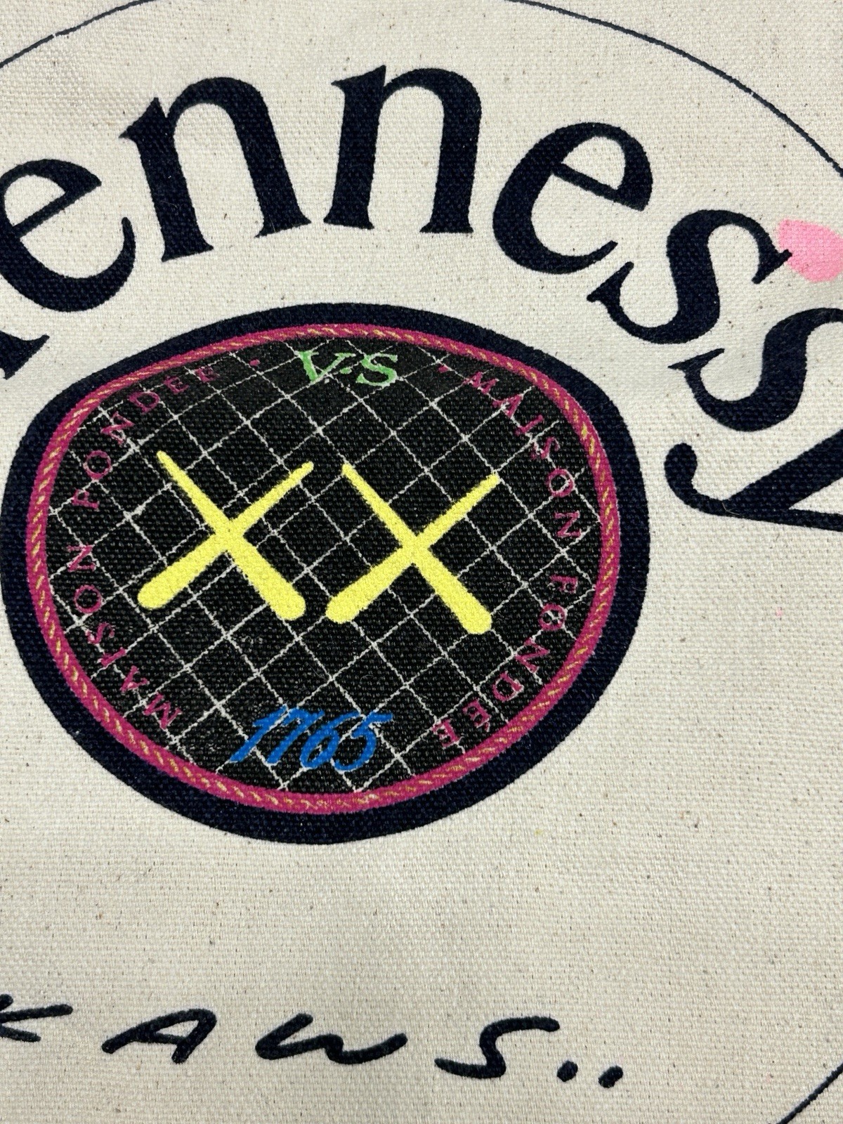 Limited Edition Kaws X Hennessy Tote Bag Promo XX 2011 Art