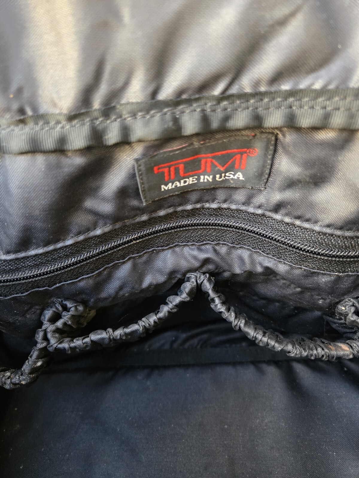 TUMI Duffle Carry-On Black Nylon Bag