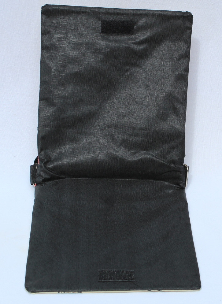 Elephant Brand Recycled Flap Bag 4 zip made from Cement Bags in Cambodia