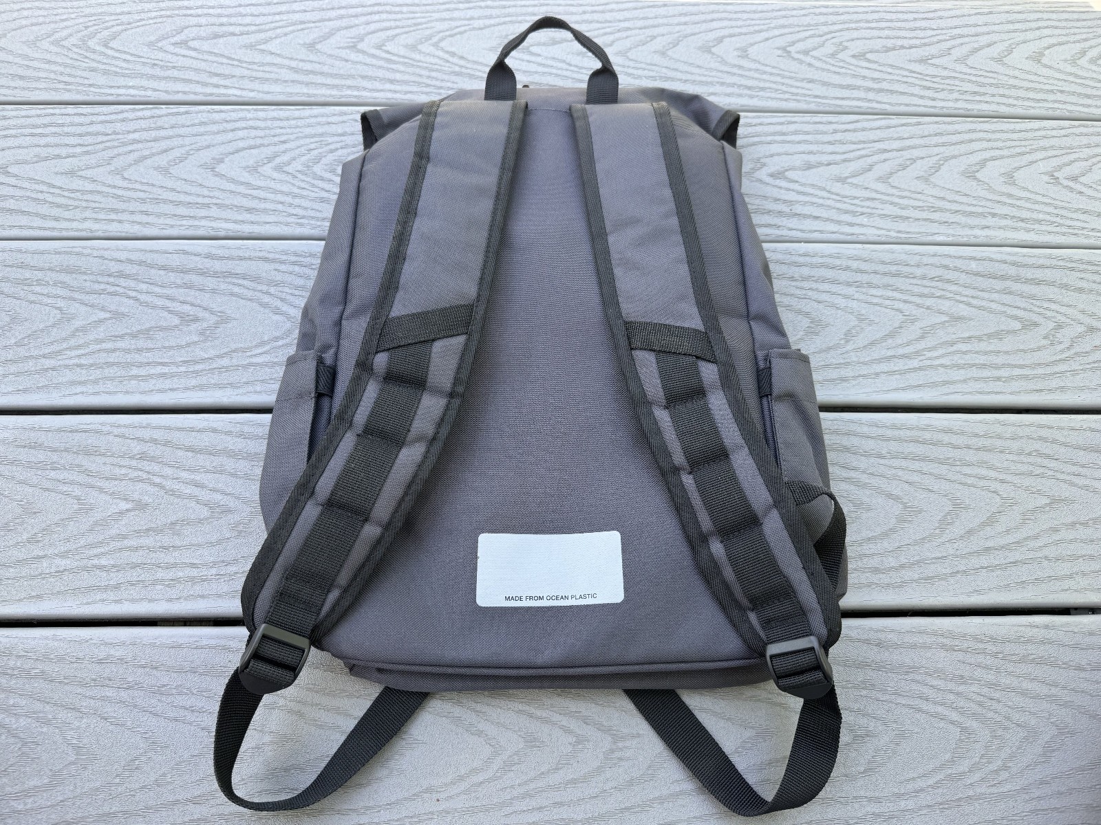 NEW LEEDS REPREVE EVERYDAY BLACK RECYCLE OCEAN PLASTIC 15″ COMPUTER BACKPACK BAG