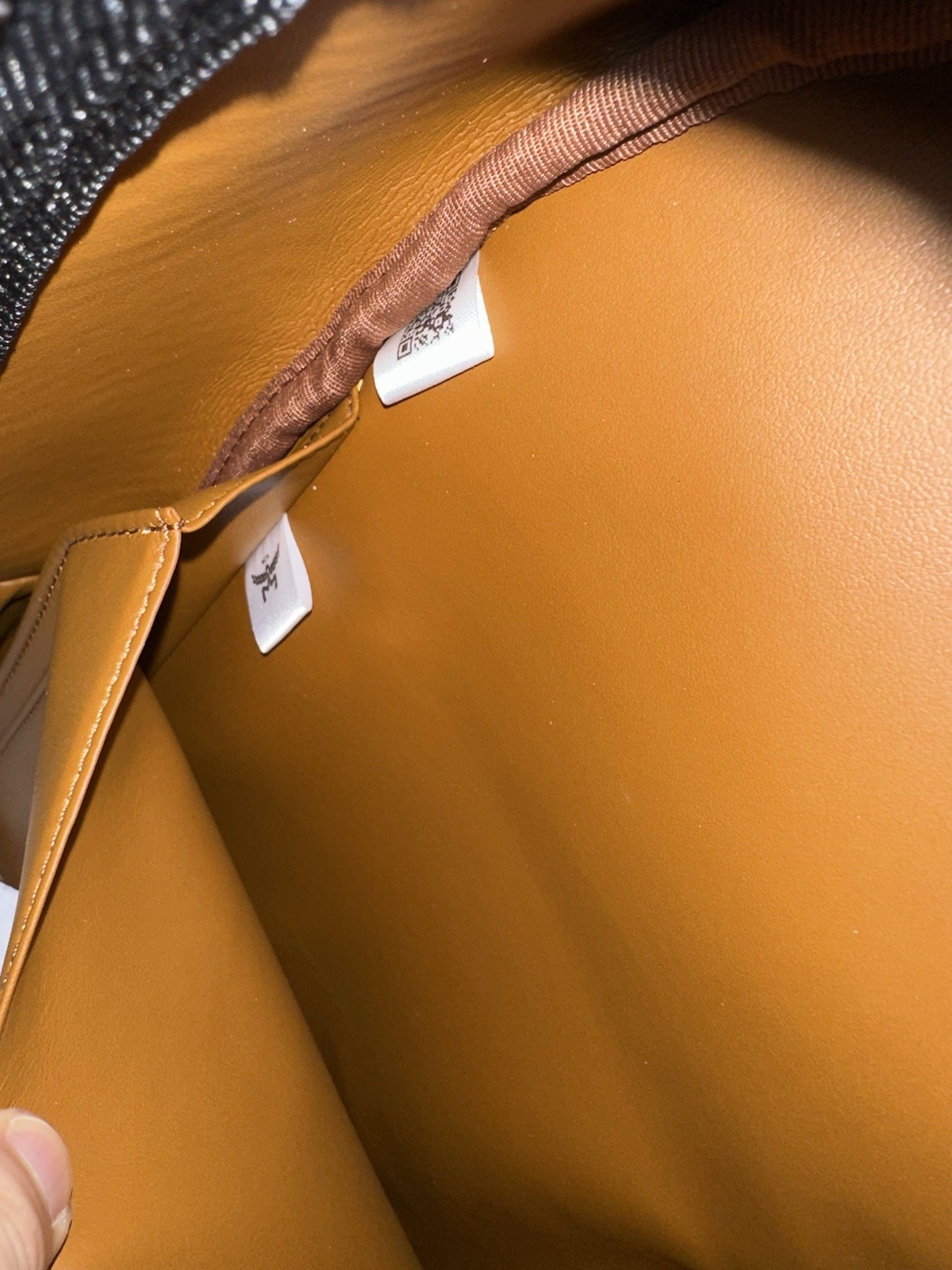 MCM STARK MIXED MONOGRAM BACKPACK,