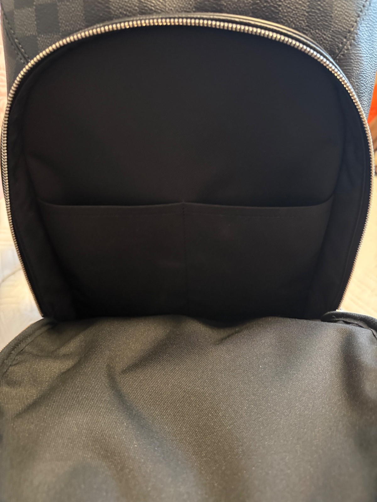 Louis Vuitton Michael Backpack Damier Graphite Authentic LV Bag Black Microchip