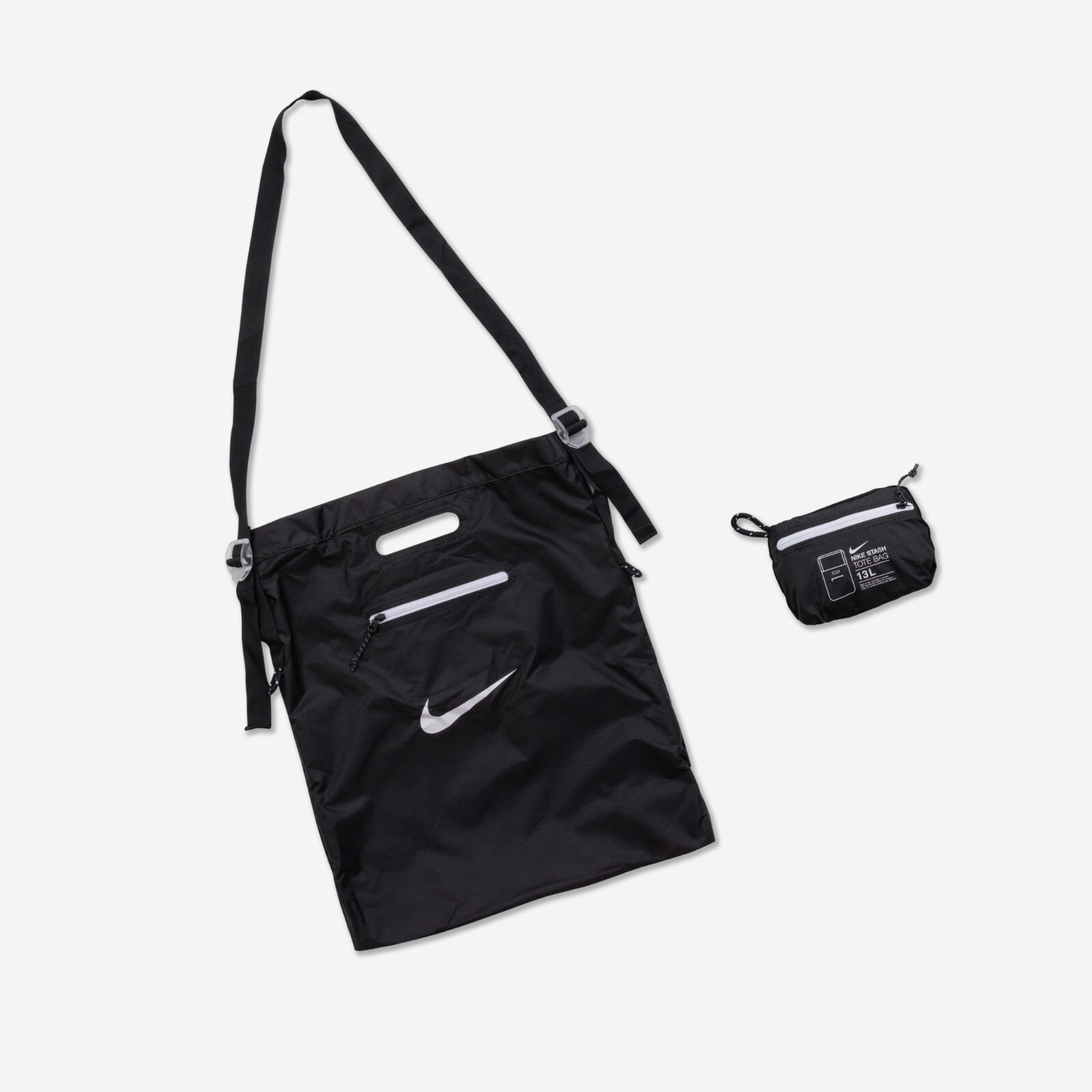Nike Stash Tote Cross Bag DD1357 Travel Foldable Eco Messenger Hand Shopper Bag