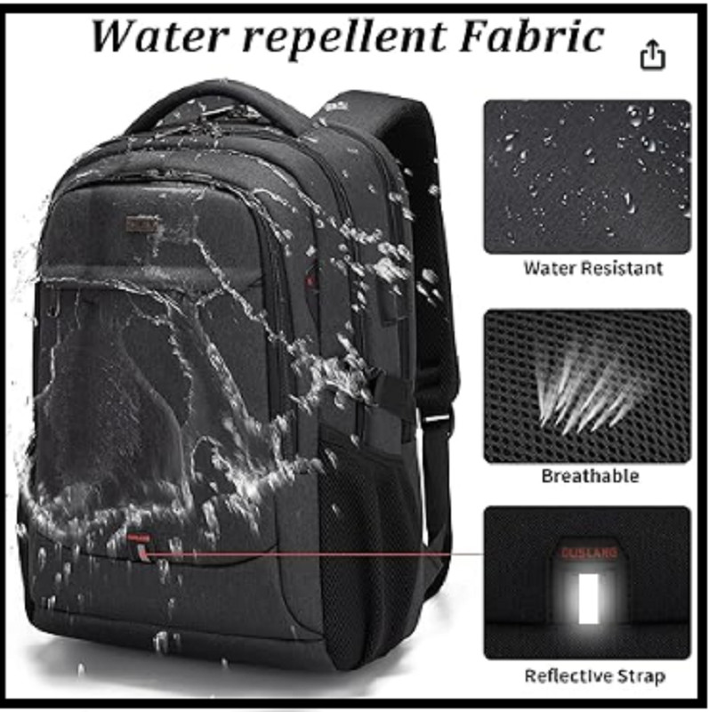 17 Inch Laptop Backpack for Travel Water Resistant College Backpack for Men/Wome