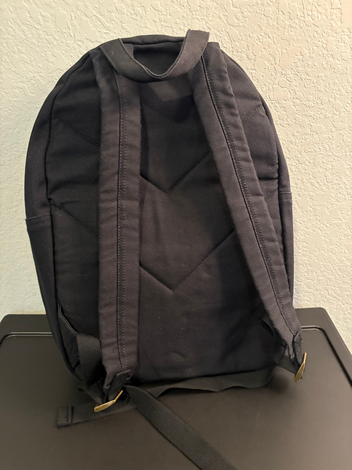 Duluth Trading Co Fire Hose Canvas Backpack Black