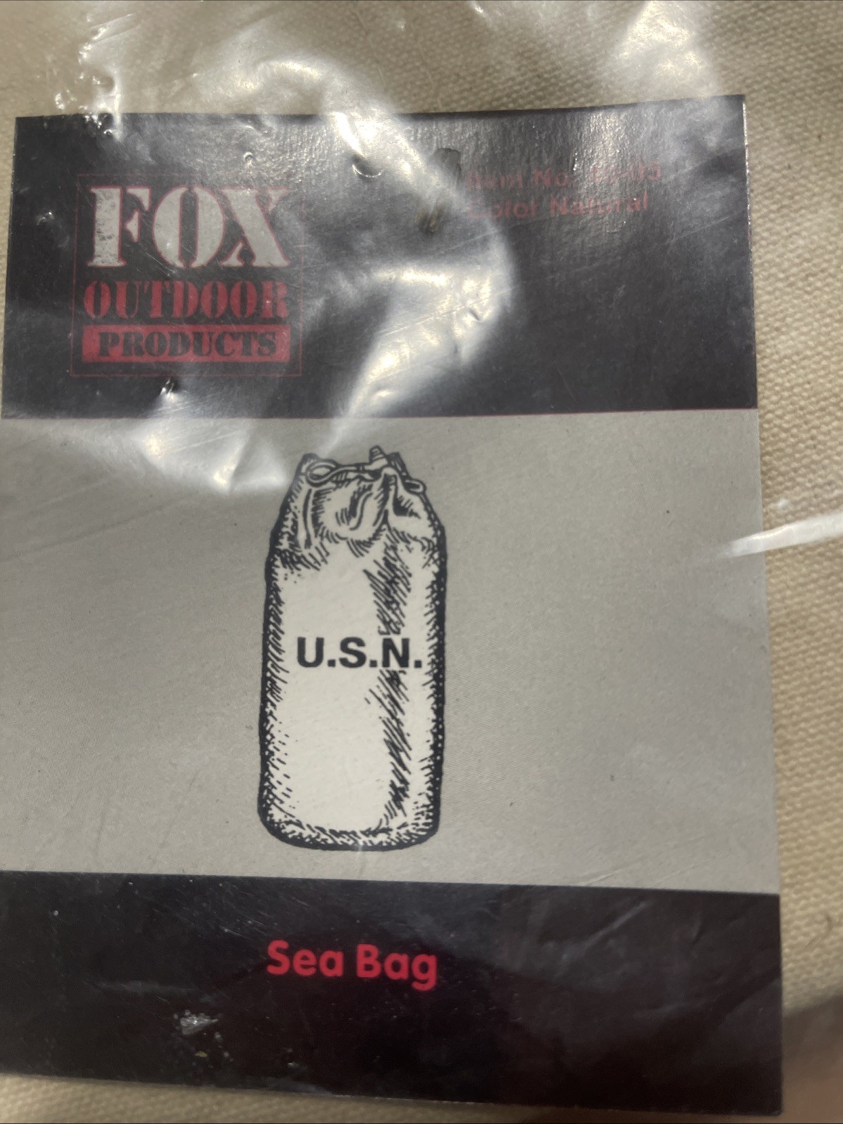 USA Navy Heavyweight Sea Bag – US Navy Natural Cotton Durable 26×36 NEW
