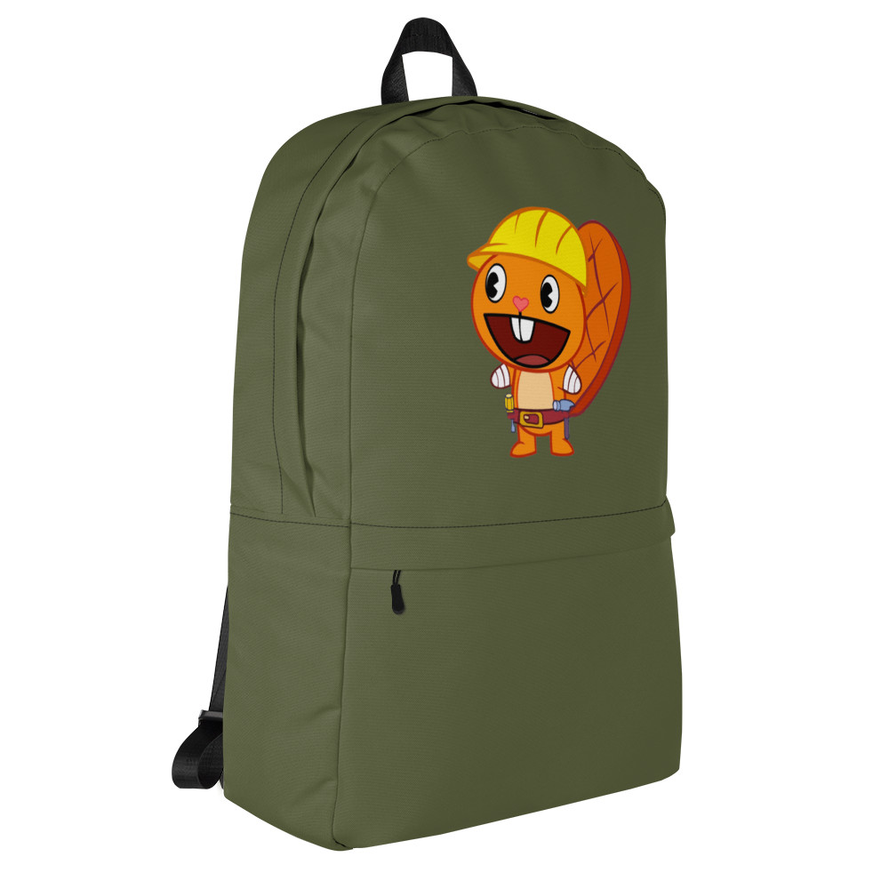 Happy Tree Friends HTF Handy Custom Print Green Backpack