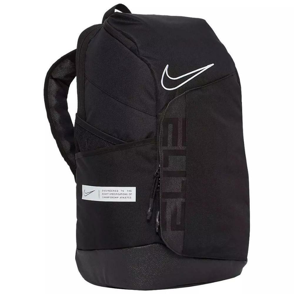 Nike Elite Pro Basketball Backpack Black White BA6164 One Size Shoes Laptop New