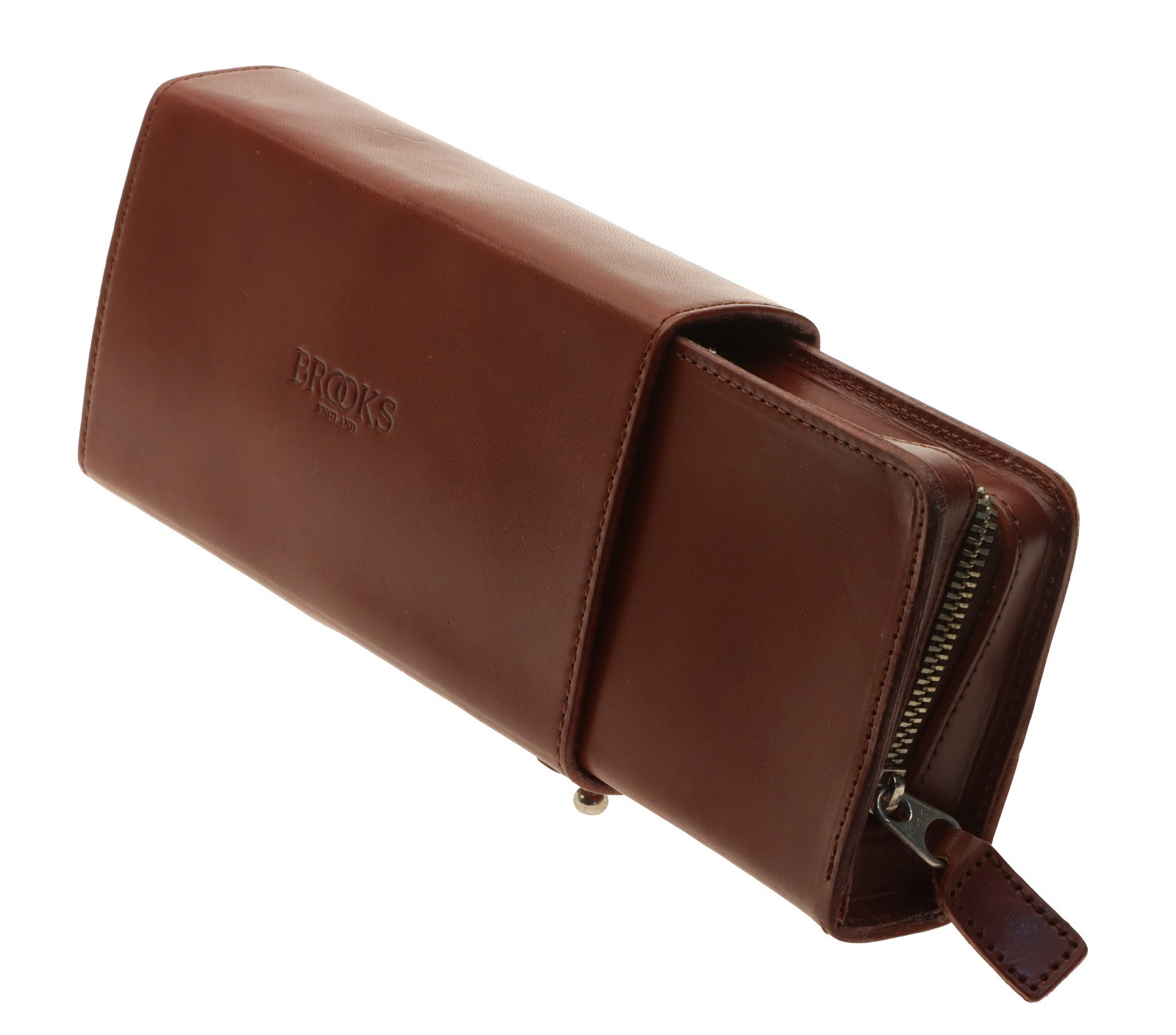 Brooks D-Shaped Saddle Bag 0.75L Brown Leather NEW NOS NIB