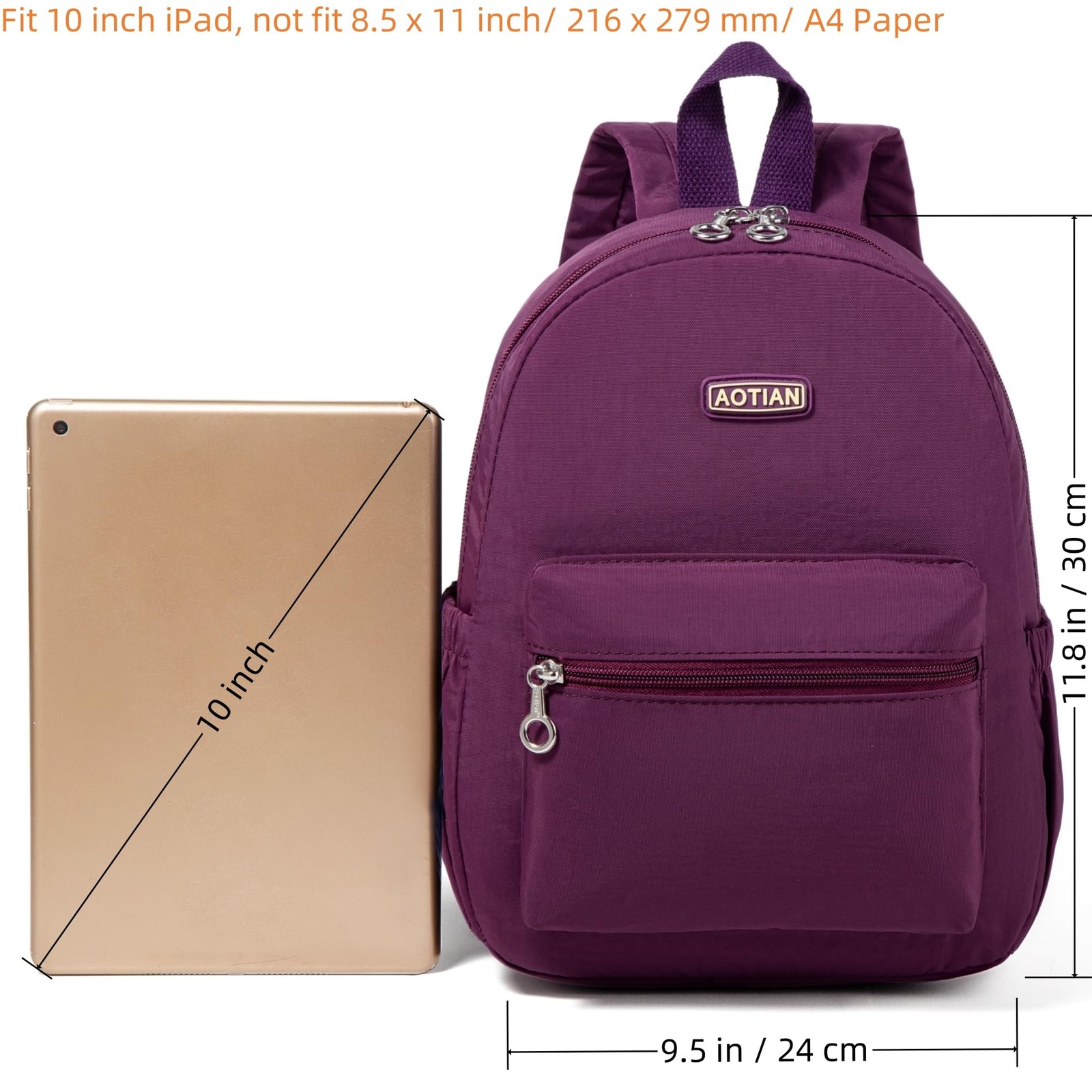 Mini Lightweight 11.8 Inch Backpack Durable Travel Hiking Women and Girls Sma…