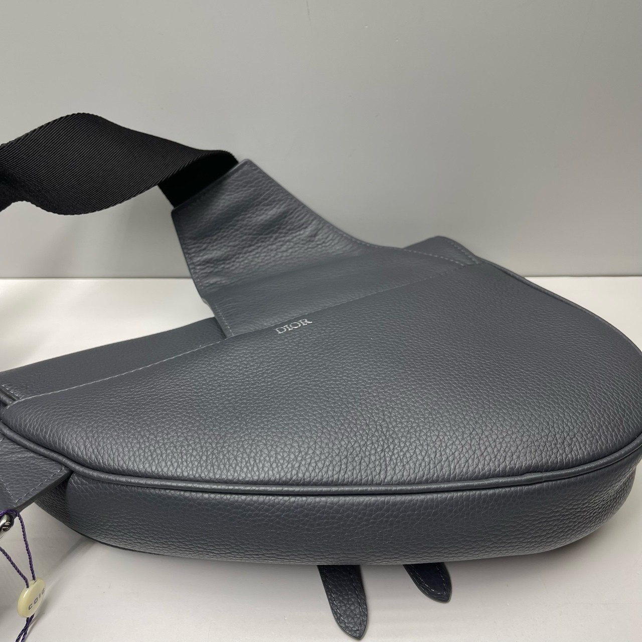 Dior Pre-Owned Authentic Saddle Bag Black 29x20x5cm