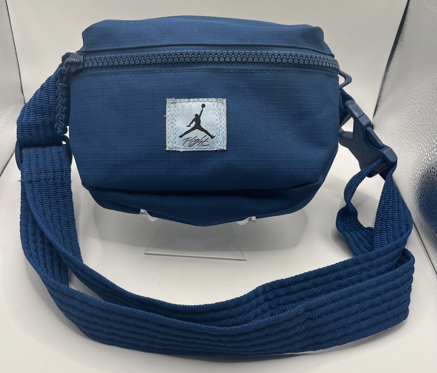 Nike Air Jordan Cordura Franchise Cross Body Bag (2L) Teal Blue Adjustable EUC