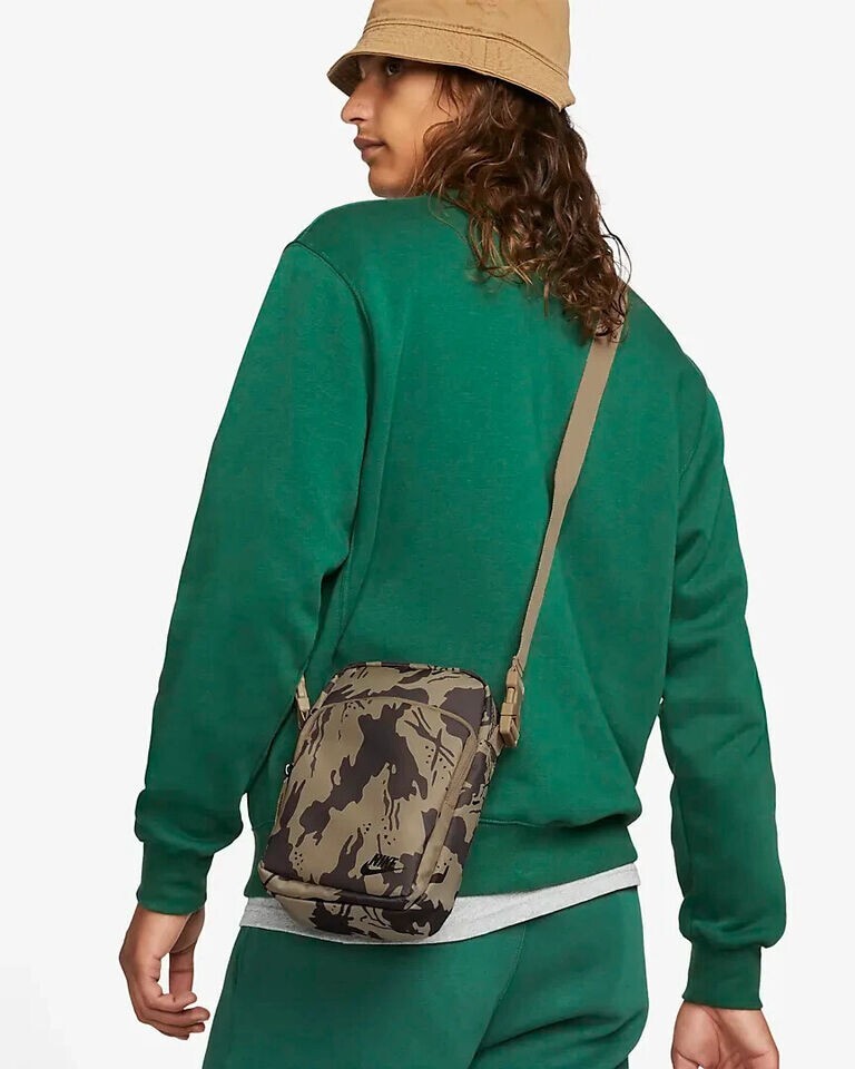 Nike Heritage Crossbody Bag Limestone Fanny Hip Waist Belt Pack Camo DQ5934-250