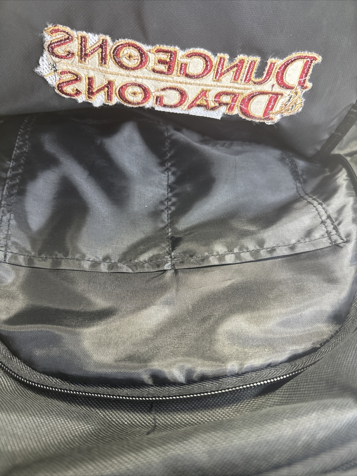 Dungeons & Dragons Backpack Black Fantasy Retro Stranger Things Game