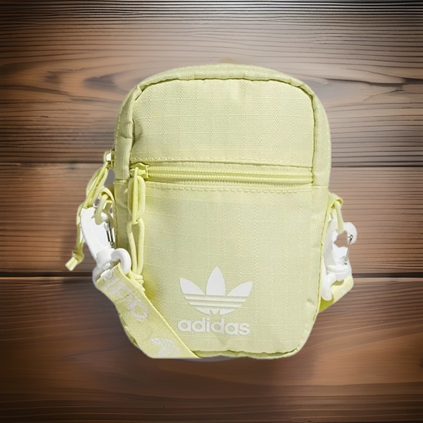 adidas Originals Unisex Festival Crossbody Bag, Ice Yellow, One Size