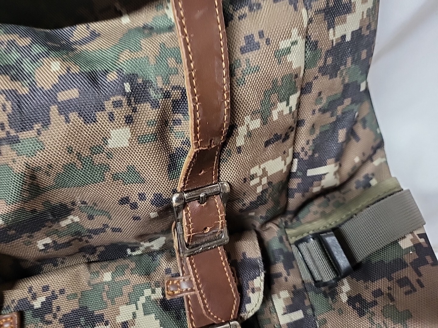 Kaukko Backpack Laptop Travel Bag Canvas Army Camoflauge