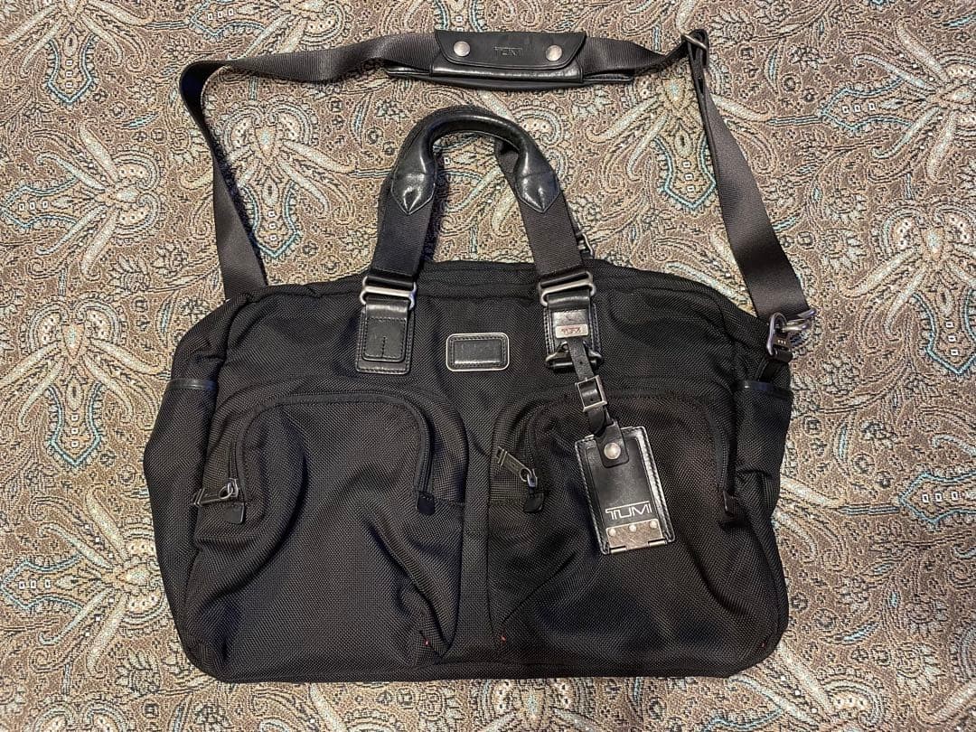 TUMI Large Capacity Boston Bag 2way Black