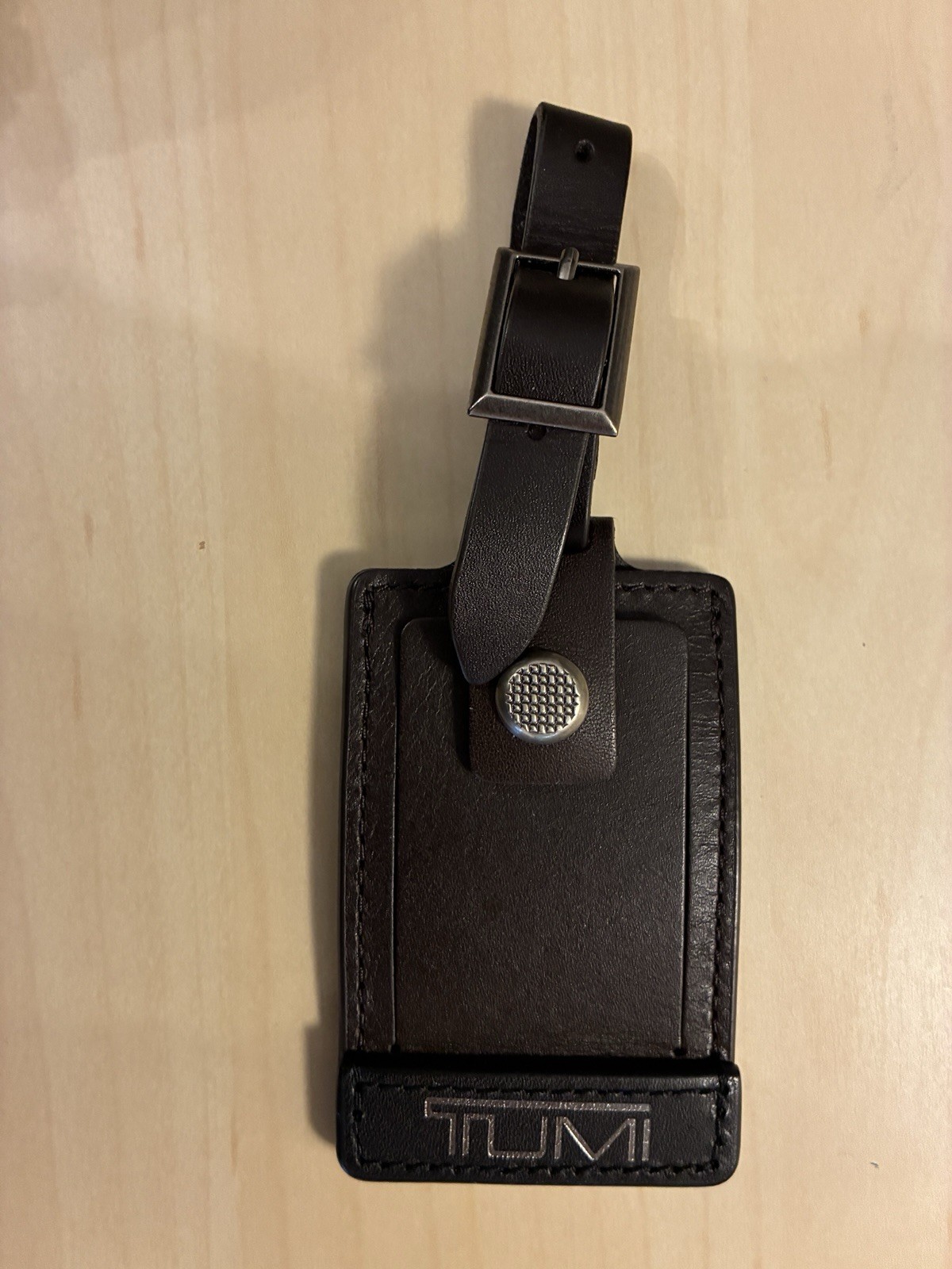 TUMI 222382HK2 Alpha Bravo Kingsville Backpack Black Brown Original Luggage Tag